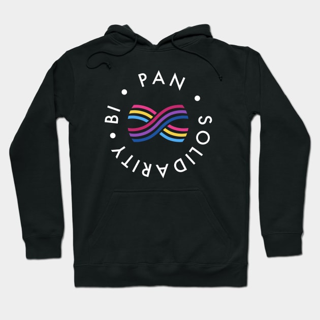 Bisexual / Pansexual Solidarity Hoodie by queerenough